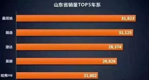 中国各省人都开什么车 各省汽车销量排名,原来南北方差别这么大